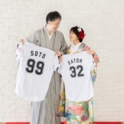 和装で洋館ウエディングフォトの画像2