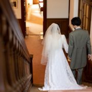 洋館でヴィンテージドレスウエディングの画像7