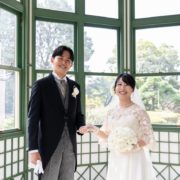 ヴィンテージドレスで旧古河邸フォトウエディングの画像11