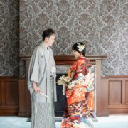 和装で洋館ウエディングフォトの画像5