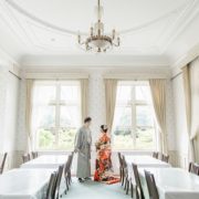 和装で洋館ウエディングフォトの画像7