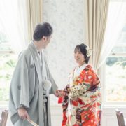 和装で洋館ウエディングフォトの画像8