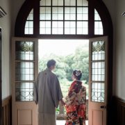 和装で洋館ウエディングフォトの画像9