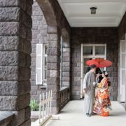 和装で洋館ウエディングフォトの画像11