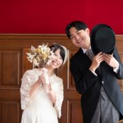 ヴィンテージドレスで旧古河邸フォトウエディング