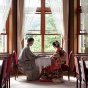 和装で洋館ウエディングフォトの画像15