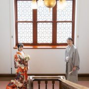 和装で洋館ウエディングフォトの画像19