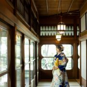 レトロでシックな和装ソロウエディング