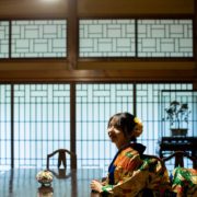 レトロでシックな和装ソロウエディングの画像15