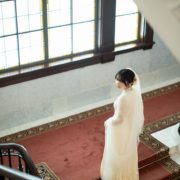 レトロでシックなヴィンテージドレスソロウエディングの画像7