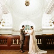 ヴィンテージドレスで国立科学博物館フォトウエディングの画像4