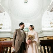 ヴィンテージドレスで国立科学博物館フォトウエディングの画像11