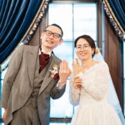 ご家族と一緒に洋館でヴィンテージドレスフォトウエディングの画像11