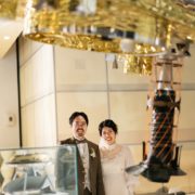 ヴィンテージドレスで国立科学博物館フォトウエディングの画像19