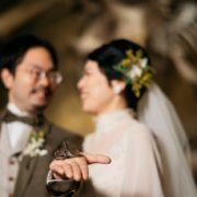 ヴィンテージドレスで国立科学博物館フォトウエディングの画像22