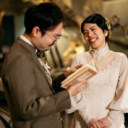 ヴィンテージドレスで国立科学博物館フォトウエディングの画像24