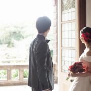 洋館で自然体なフォトウエディング