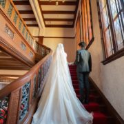 歴史的建造物でナチュラルでかわいいフォトウエディングの画像3