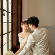文化財の洋館でクラシックウエディングフォトの画像16