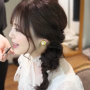 歴史的建造物でヴィンテージドレスウエディングの画像1