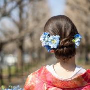 目白庭園で和装ロケーションフォトウエディングの画像16